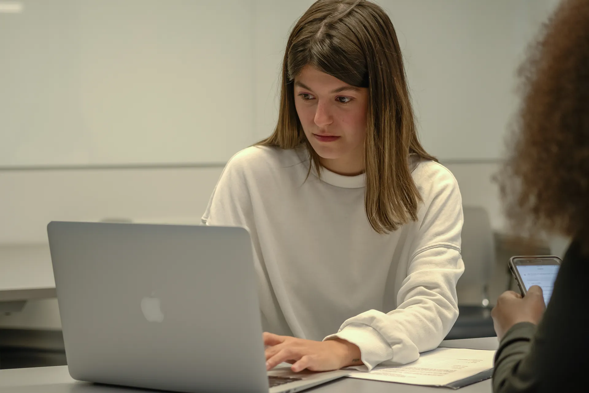 Graduate Students' Association GSA woman on laptop