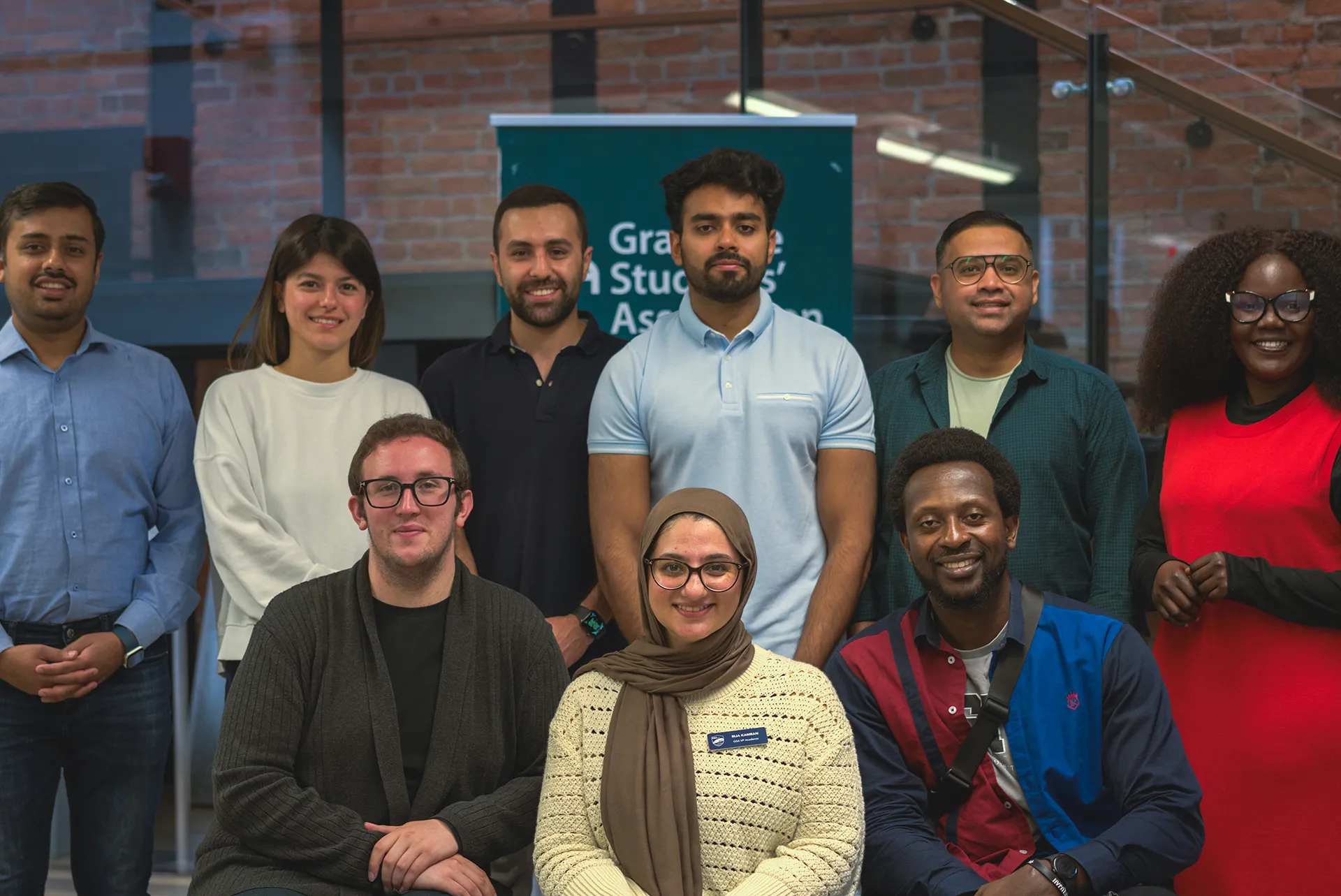 Graduate Students' Association GSA group photo of studdents