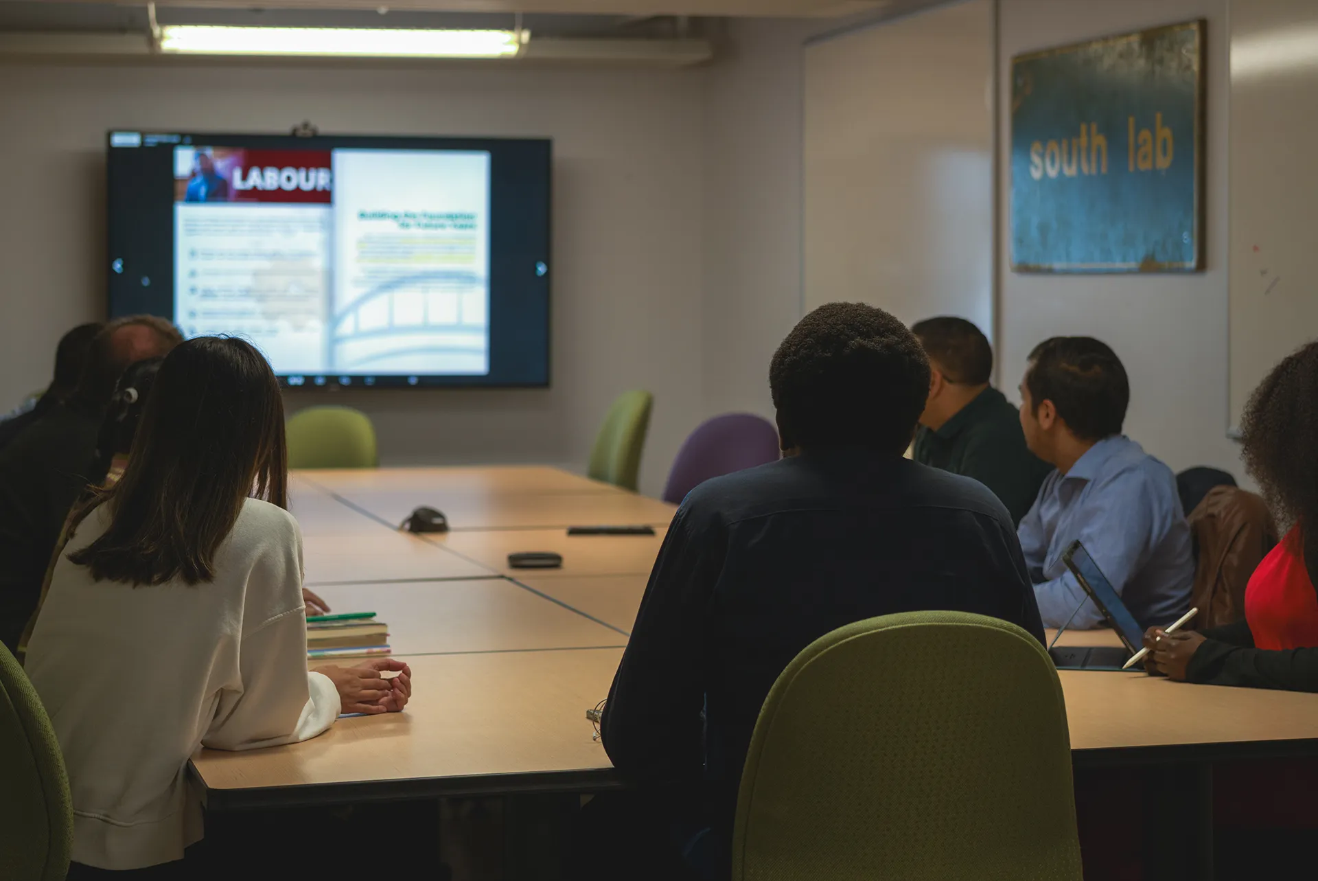 Graduate Students' Association GSA people in conference room