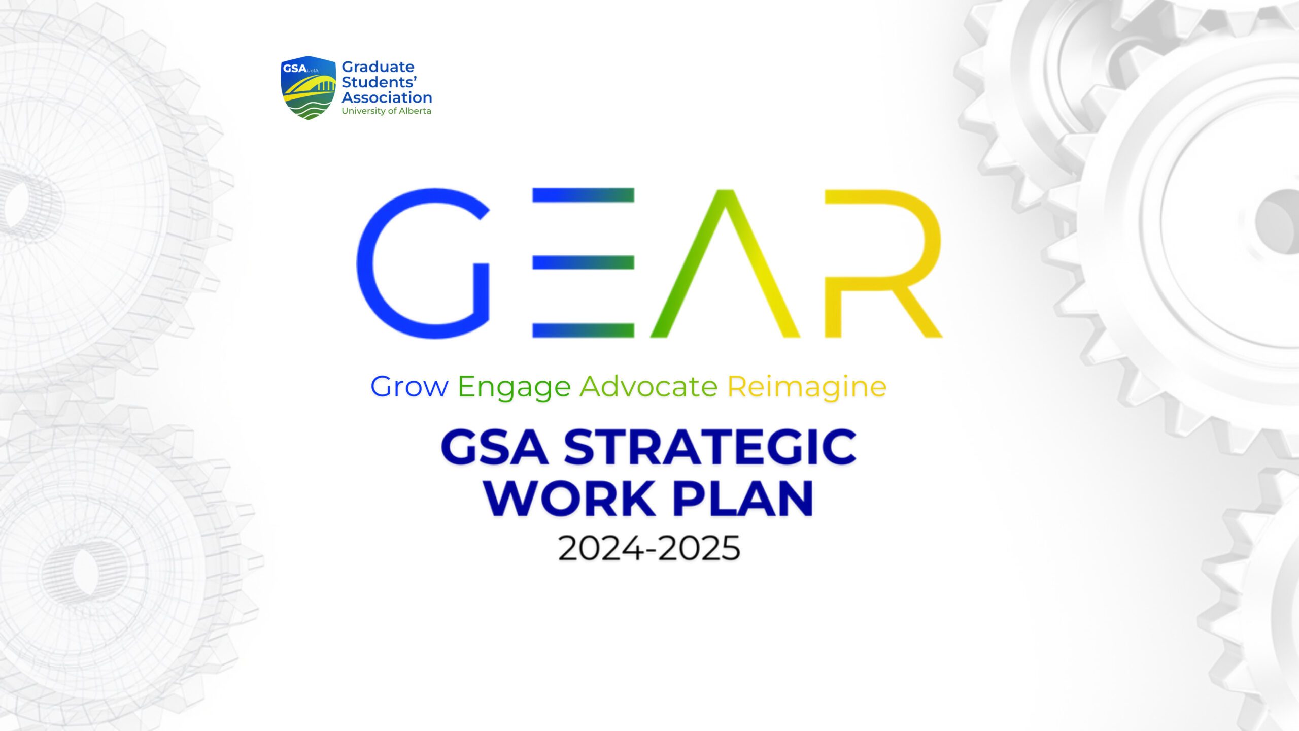 Graduate Students' Association GSA GEAR Stategic work plan